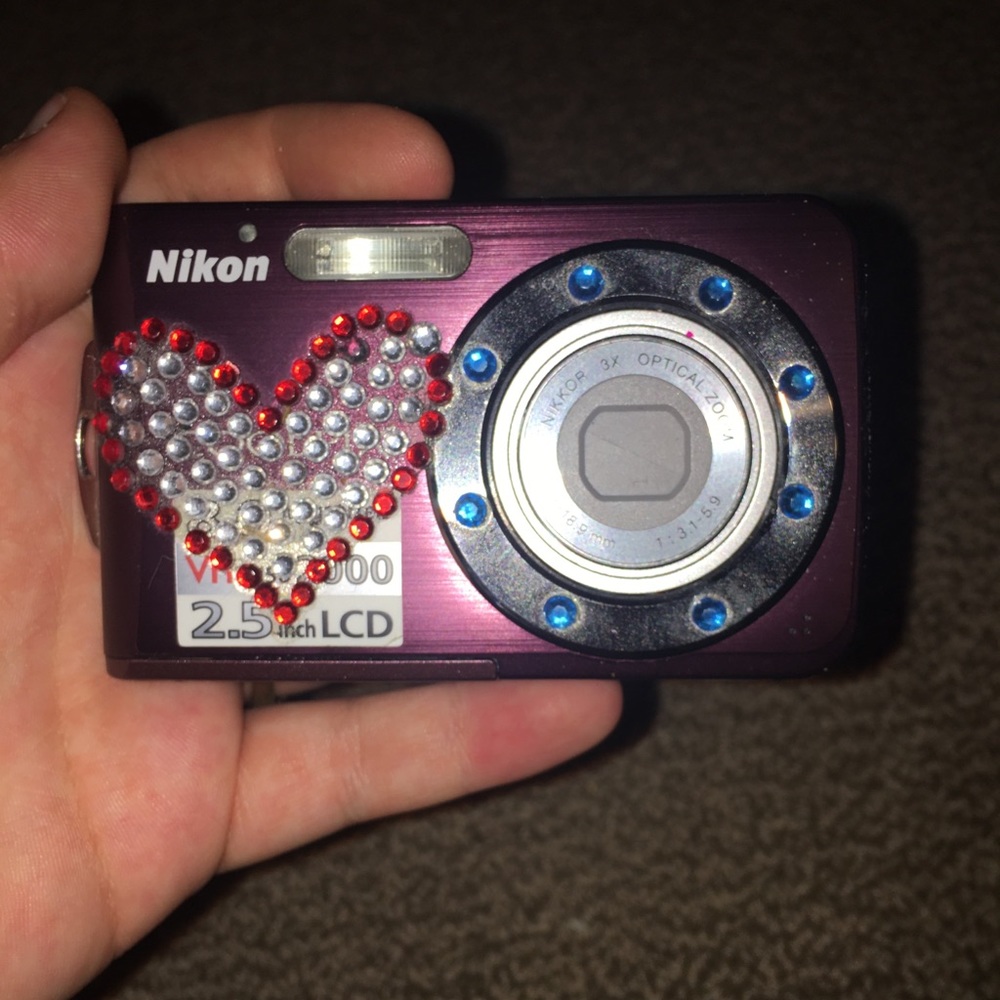 Purple Nikon Camera